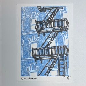 Anastasia Inciardi Fire Escape Mini Print
